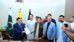 آزاد کشمیر صدارتی انتخاب، مسلم لیگ ن کی جانب سے ڈاکٹر نجیب نقی کے کاغذات نامزدگی جمع